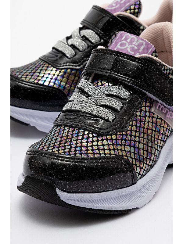 Kız Çocuk Siyah Spor Ayakkabı - Görsel 3