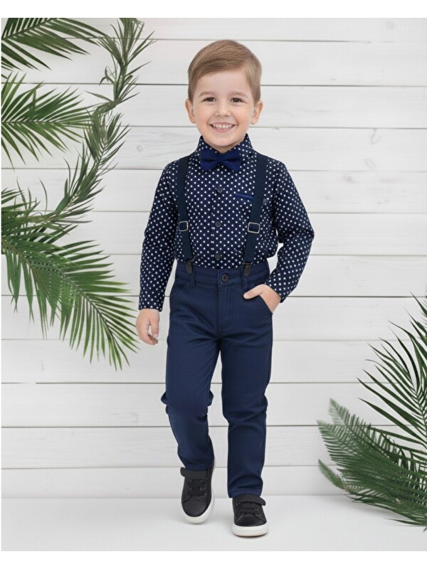 Ege Bebek Erkek Çocuk Papyonlu Takım