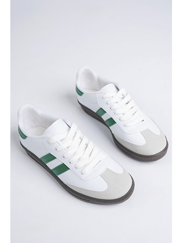 GORDON Unisex Ortopedik Günlük Bağcıklı Yürüyüş Koşu Sneaker Spor Ayakkabı - Görsel 4