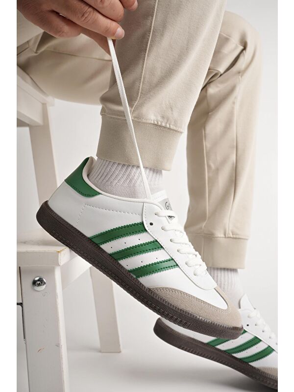 JABBAR Unisex Ortopedik Günlük Bağcıklı Yürüyüş Koşu Sneaker Spor Ayakkabı - Görsel 7