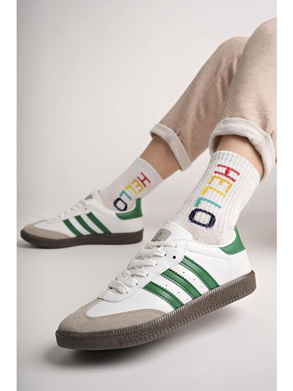 JABBAR Unisex Ortopedik Günlük Bağcıklı Yürüyüş Koşu Sneaker Spor Ayakkabı - Görsel 8