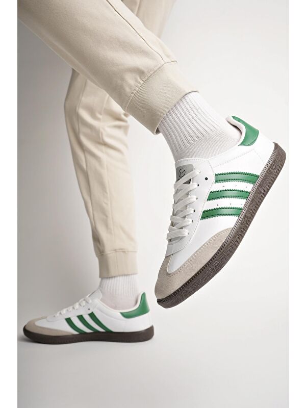 JABBAR Unisex Ortopedik Günlük Bağcıklı Yürüyüş Koşu Sneaker Spor Ayakkabı - Görsel 9