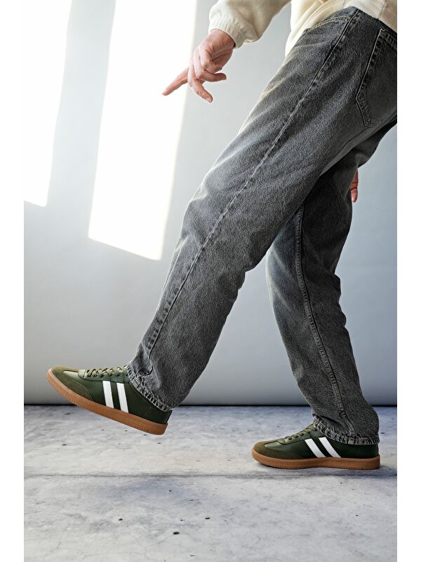 GORDON Unisex Ortopedik Günlük Bağcıklı Yürüyüş Koşu Sneaker Spor Ayakkabı - Görsel 6