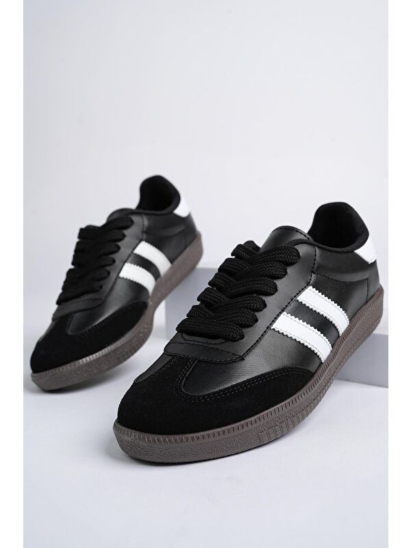 GORDON Unisex Ortopedik Günlük Bağcıklı Yürüyüş Koşu Sneaker Spor Ayakkabı - Görsel 3