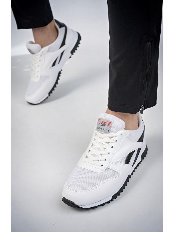 Elvi Unisex Ortopedik Günlük Yürüyüş Koşu Sneaker Spor Ayakkabı - Görsel 3