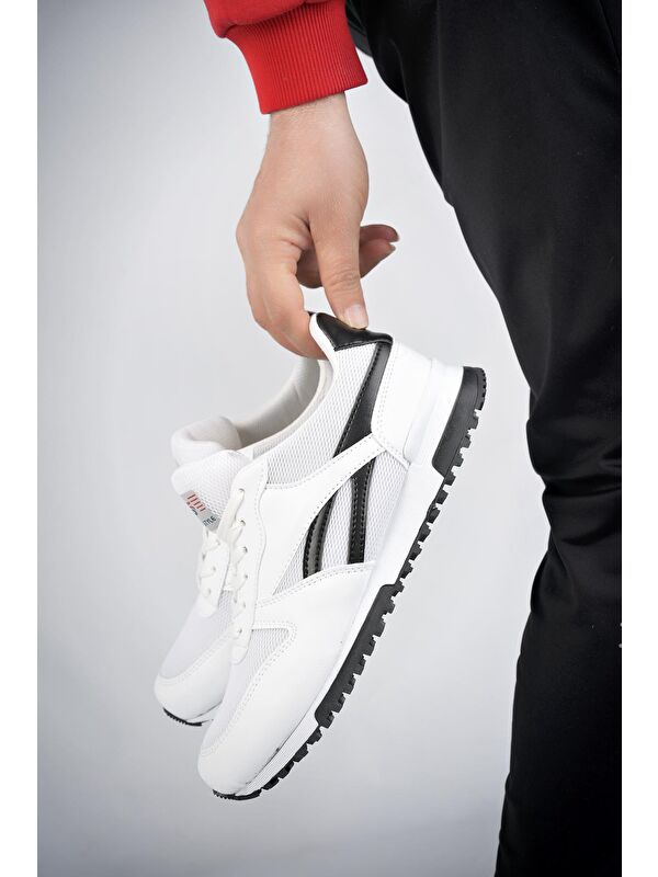 Elvi Unisex Ortopedik Günlük Yürüyüş Koşu Sneaker Spor Ayakkabı - Görsel 5