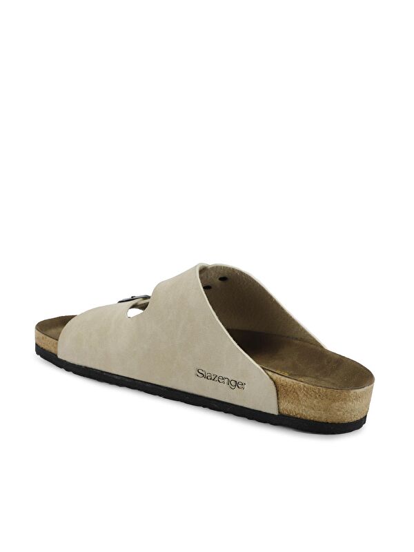 LENS Unisex Terlik Bej Nubuk - Görsel 4