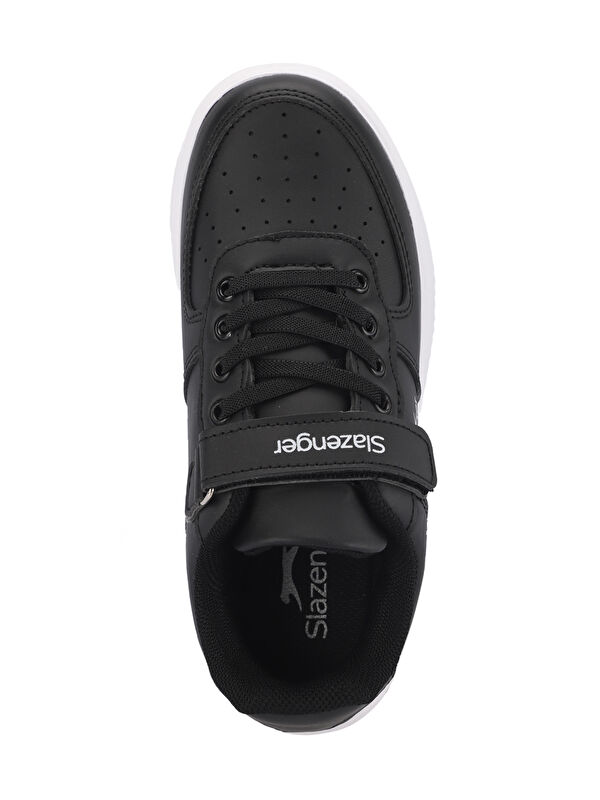 PASCHAL I Unisex Çocuk Cırt Cırtlı Siyah / Beyaz Günlük Spor Ayakkabısı - Görsel 6