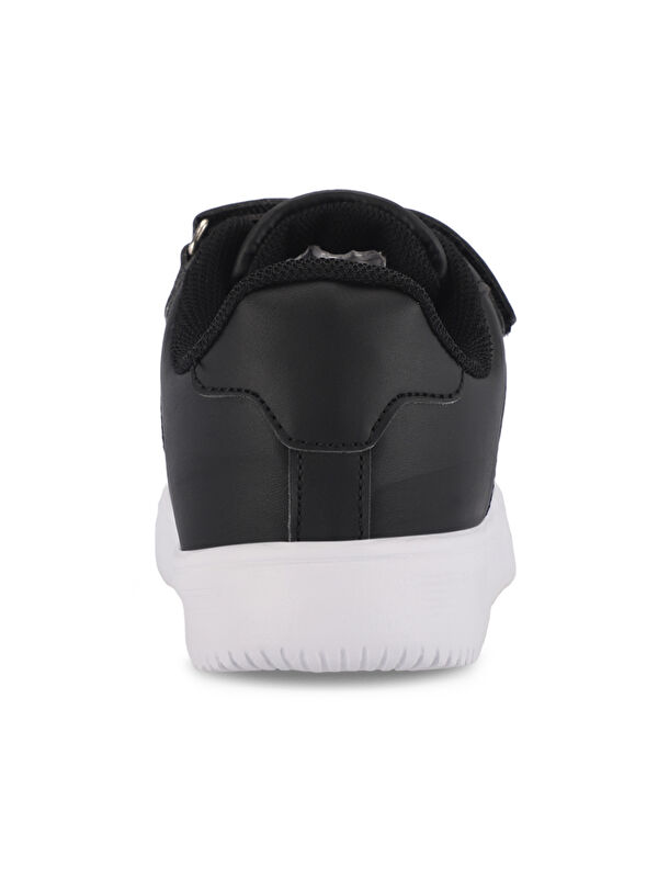 PASCHAL I Unisex Çocuk Cırt Cırtlı Siyah / Beyaz Günlük Spor Ayakkabısı - Görsel 7