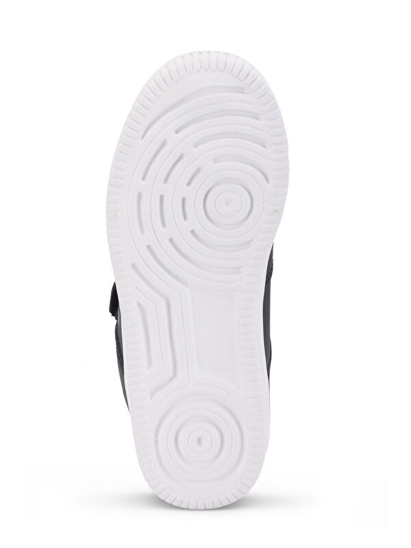 PASCHAL I Unisex Çocuk Cırt Cırtlı Siyah / Beyaz Günlük Spor Ayakkabısı - Görsel 8