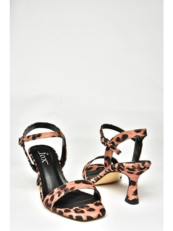 U5695199 Taba Kadın Topuklu Ayakkabı - Görsel 2