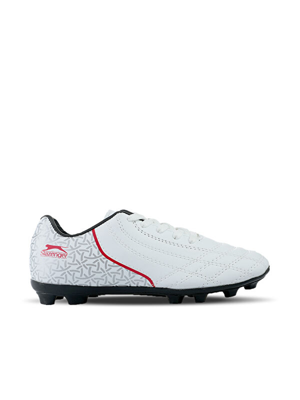 HINO KR Erkek Halı Saha Beyaz / Siyah Futbol Ayakkabısı - Görsel 2