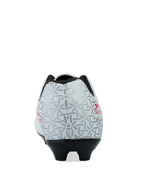 HINO KR Erkek Halı Saha Beyaz / Siyah Futbol Ayakkabısı - Görsel 7