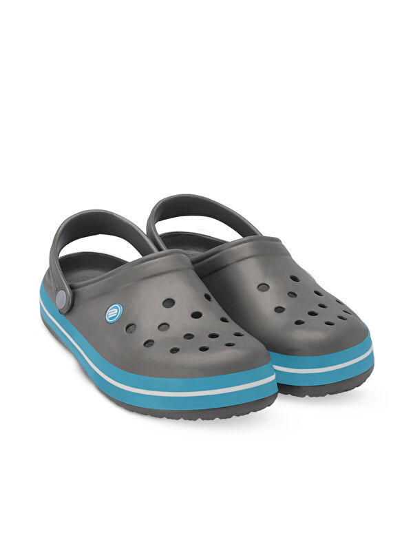 EVA Erkek Koyu Gri Terlik - Görsel 3