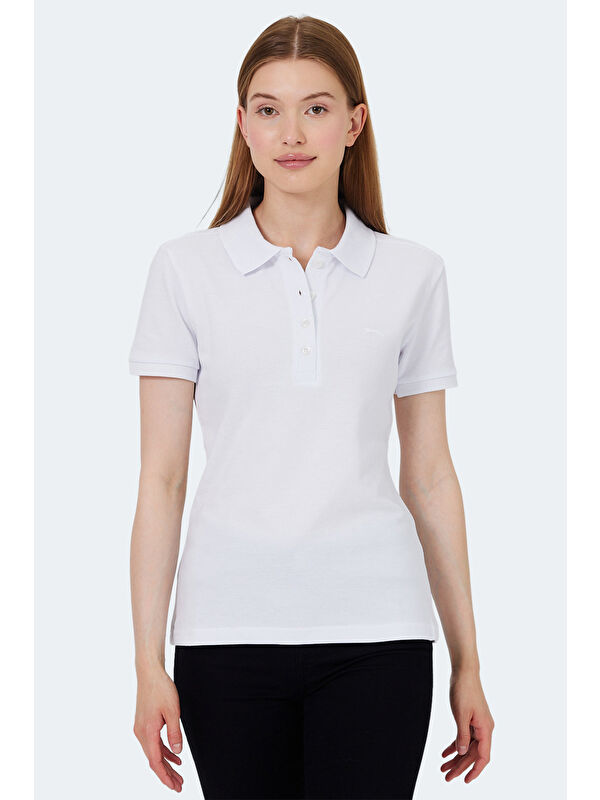 SLAZENGER VERA I Kadın Beyaz Tişört
