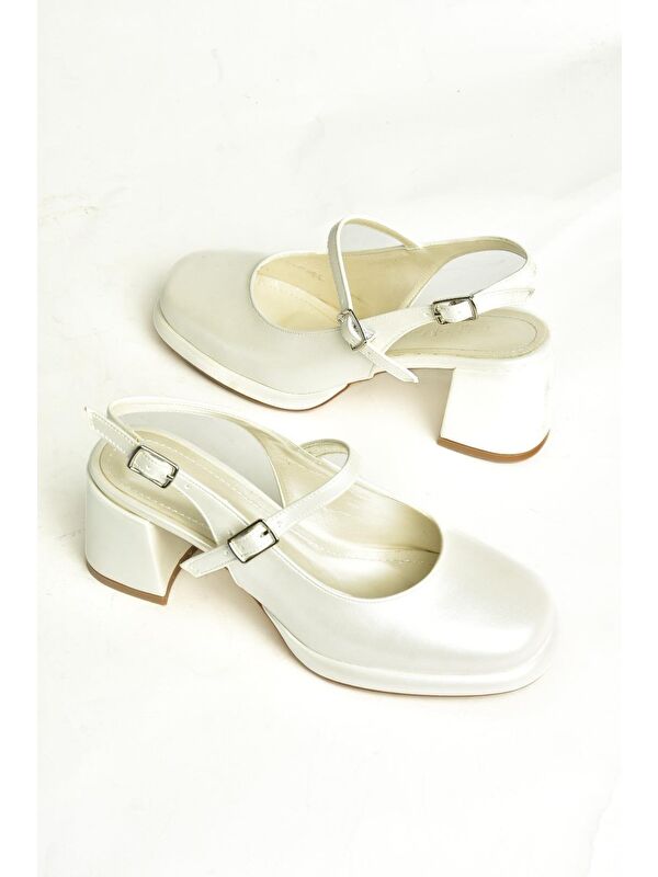 U8209300 Sedef Kadın Topuklu Ayakkabı - Görsel 5