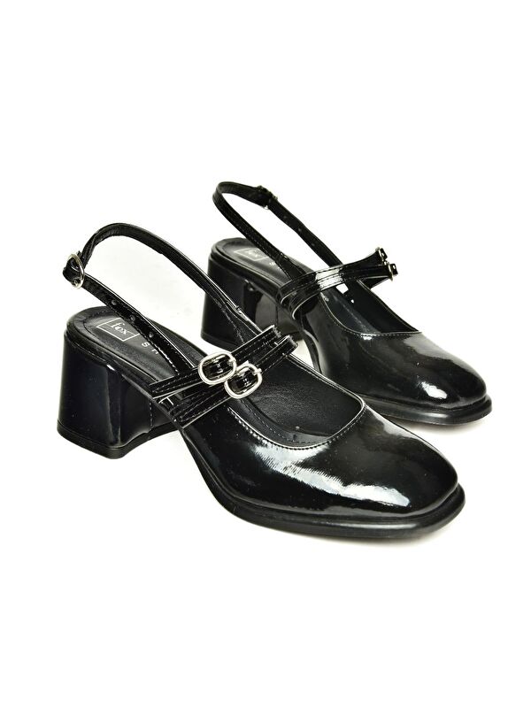 U5181215 Siyah Kadın Topuklu Ayakkabı - Görsel 5