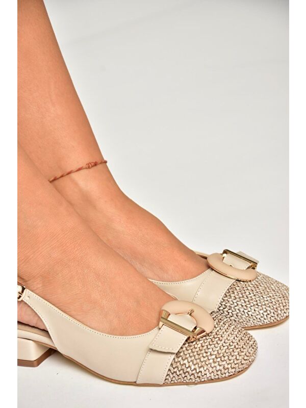 U6762353 Ten Kadın Topuklu Ayakkabı - Görsel 2