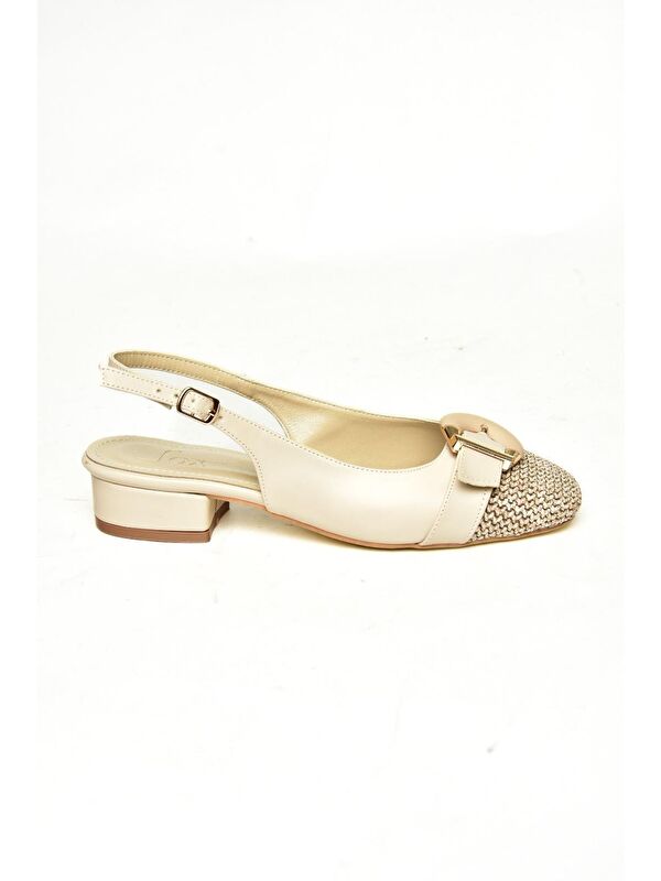 U6762353 Ten Kadın Topuklu Ayakkabı - Görsel 3