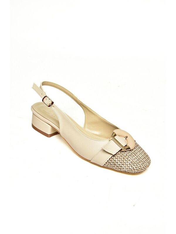 U6762353 Ten Kadın Topuklu Ayakkabı - Görsel 4