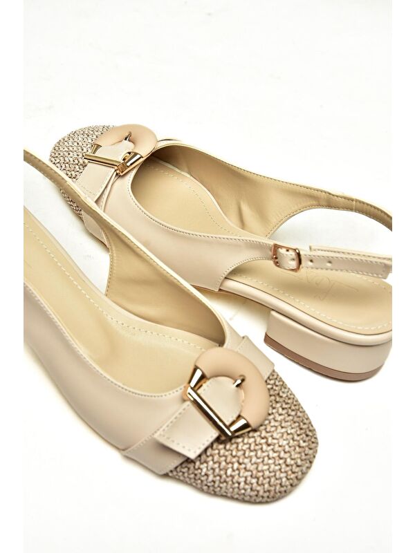 U6762353 Ten Kadın Topuklu Ayakkabı - Görsel 5