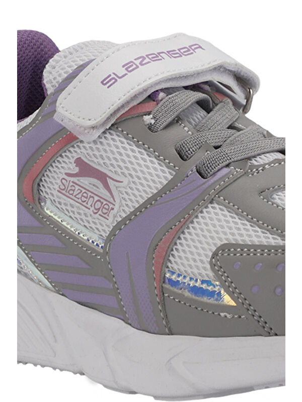 KENDALL Unisex Çocuk Cırt Cırtlı Gri / Fuşya Günlük Spor Ayakkabısı - Görsel 5