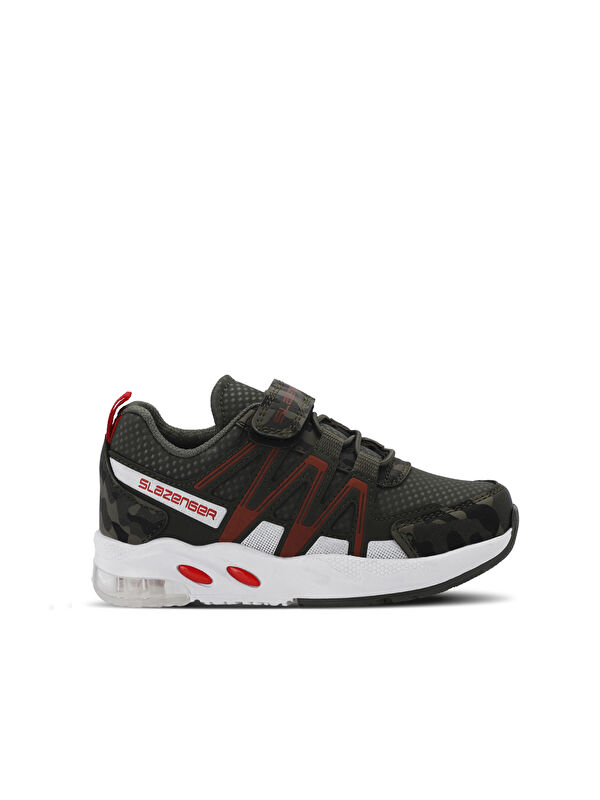 SLAZENGER ELIPS Unisex Çocuk Haki Kamuflaj Sneaker