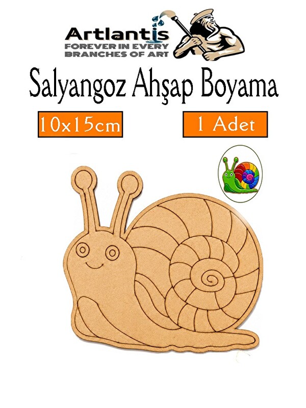 Artlantis Ahşap Boyama Böcekler 1 Adet 10x15cm Boyama Böcek Figürleri Etkinlik Çocuk Gelişim Motor Beceri