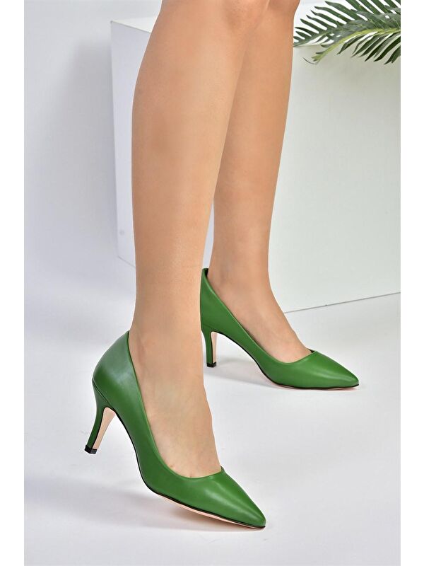 L253970009 Yeşil Kadın Ayakkabı - Görsel 3