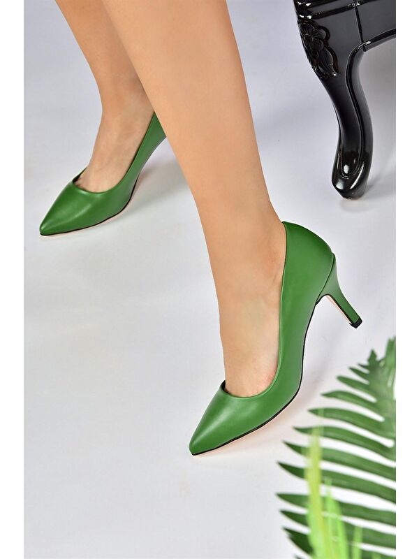 L253970009 Yeşil Kadın Ayakkabı - Görsel 5