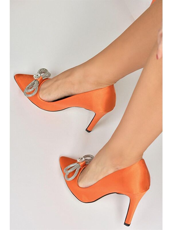 M253972004 Turuncu Kadın Ayakkabı - Görsel 5