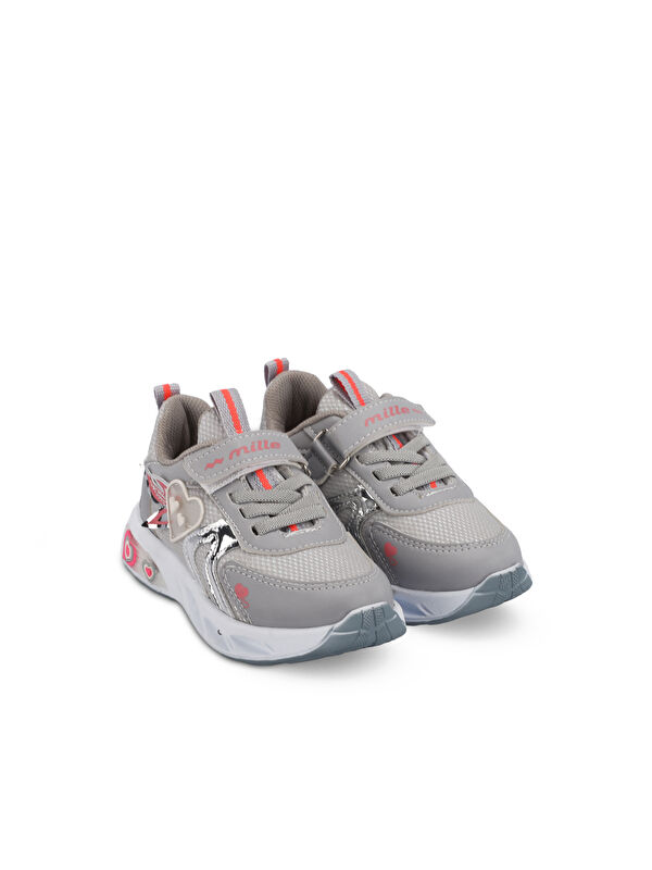 PAOLINO IN Kız Çocuk Gri Sneaker - Görsel 3