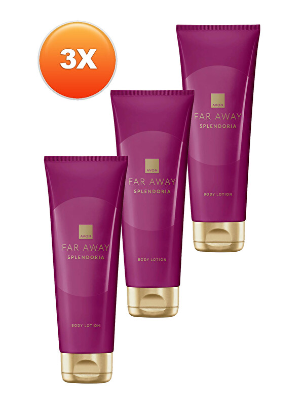 AVON Far Away Splendoria Vücut Losyonu 125 Ml. Üçlü Set