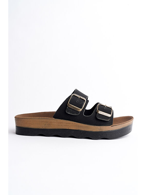 REHDA İki Toka Rahat Taban Ayarlanabilir Unisex Terlik - Görsel 6