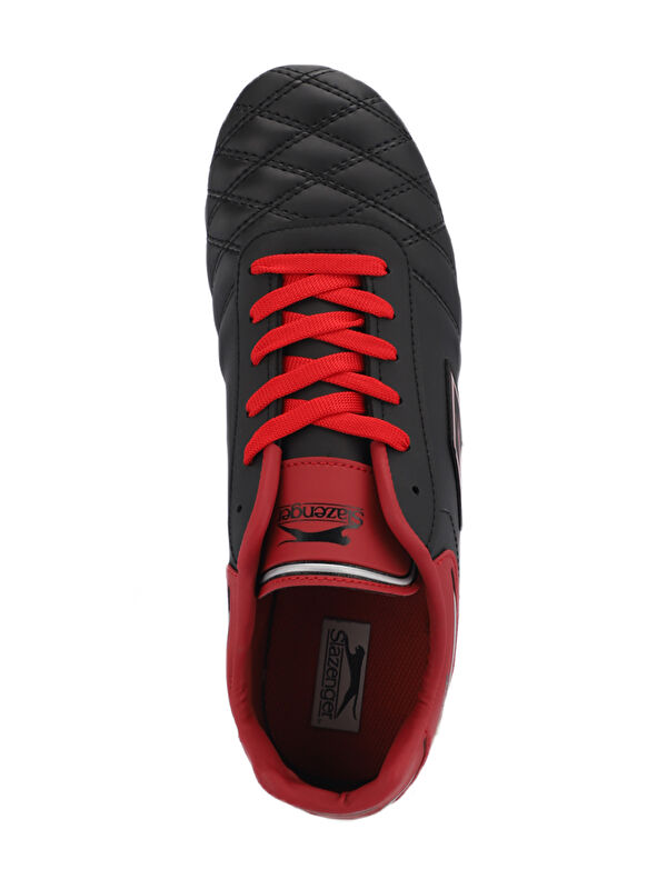 HUGO KR Erkek Halı Saha Siyah / Kırmızı Futbol Ayakkabısı - Görsel 6