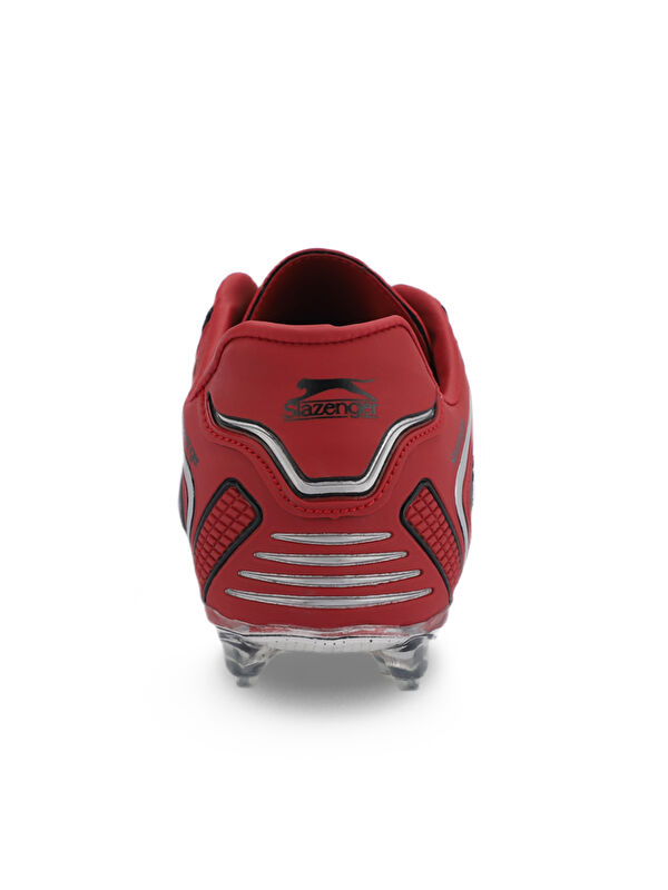 HUGO KR Erkek Halı Saha Siyah / Kırmızı Futbol Ayakkabısı - Görsel 7