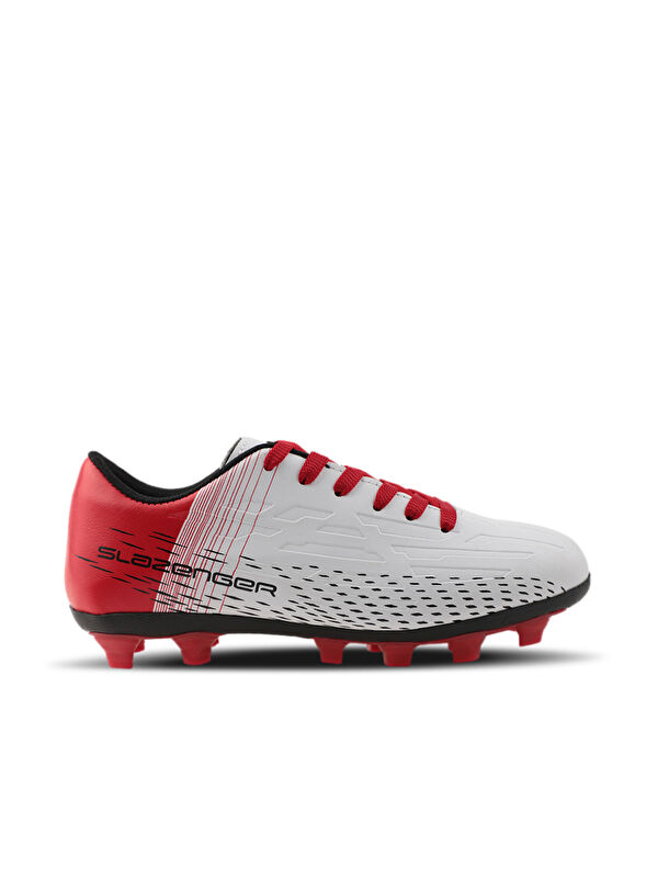 SLAZENGER SCORE I KR Erkek Halı Saha Beyaz / Kırmızı Futbol Ayakkabısı