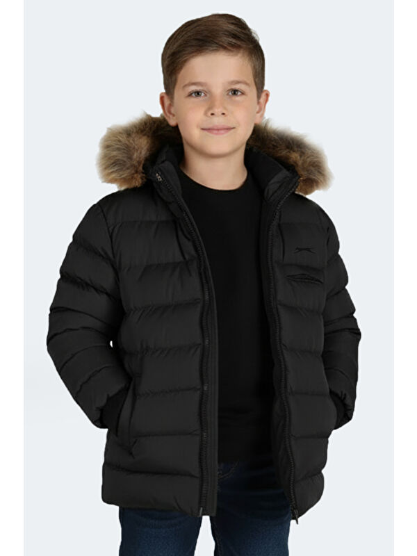 SLAZENGER CALISTO NEW Unisex Çocuk Mont Siyah