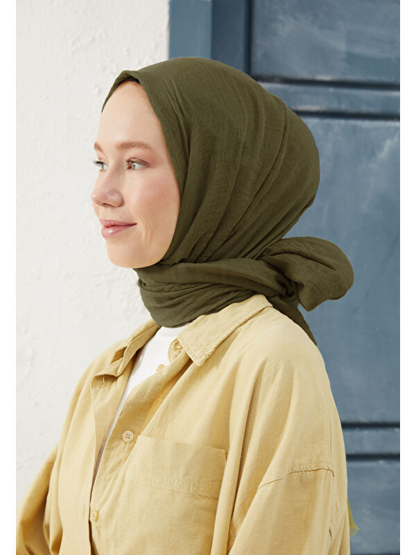 Fresh Scarfs Bürümcük Şal Haki