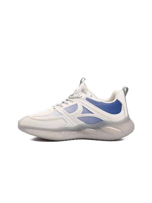 231495 Beyaz Bağcıklı Erkek Sneaker - Görsel 3