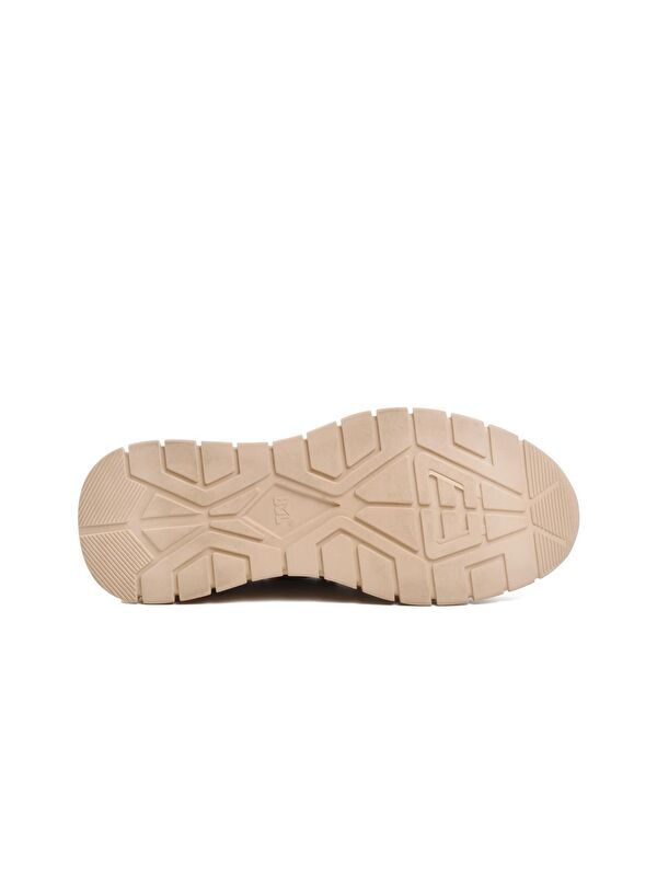 231451 Bej Bağcıklı Erkek Sneaker - Görsel 6