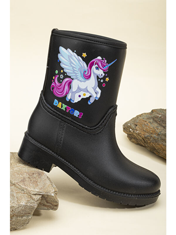 Prenses Su Ve Soğuk Geçirmez Kız Çocuk Kar Botu Ve Çizme - Görsel 7