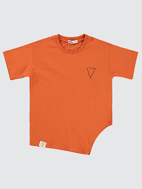 Civil Boys Erkek Çocuk Tişört 6-9 Yaş Oranj