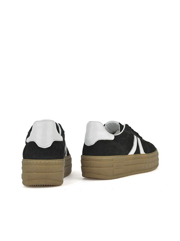 Kadın Hakiki Deri Sneaker 1431000Z6640 Siyah - Görsel 4