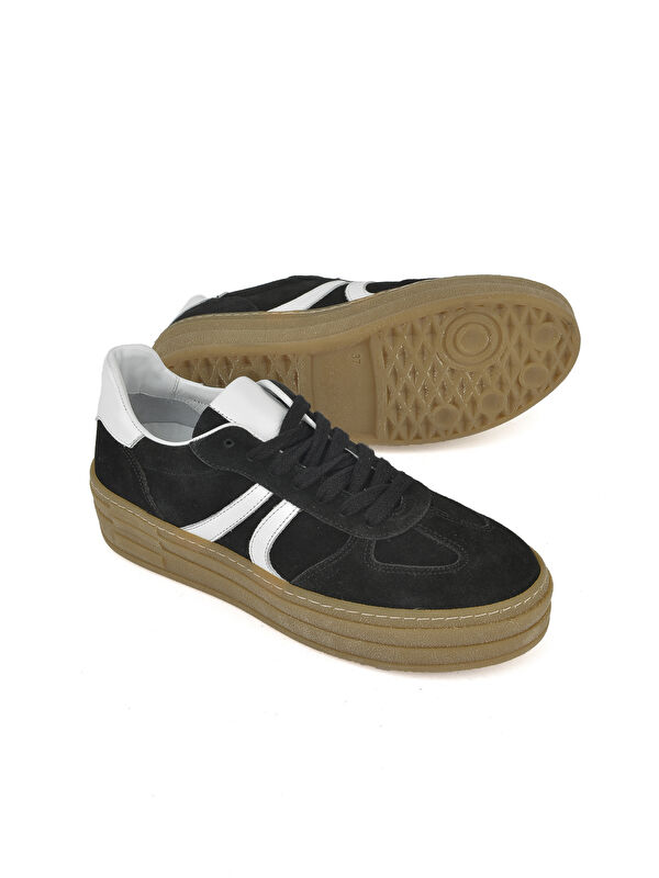 Kadın Hakiki Deri Sneaker 1431000Z6640 Siyah - Görsel 5