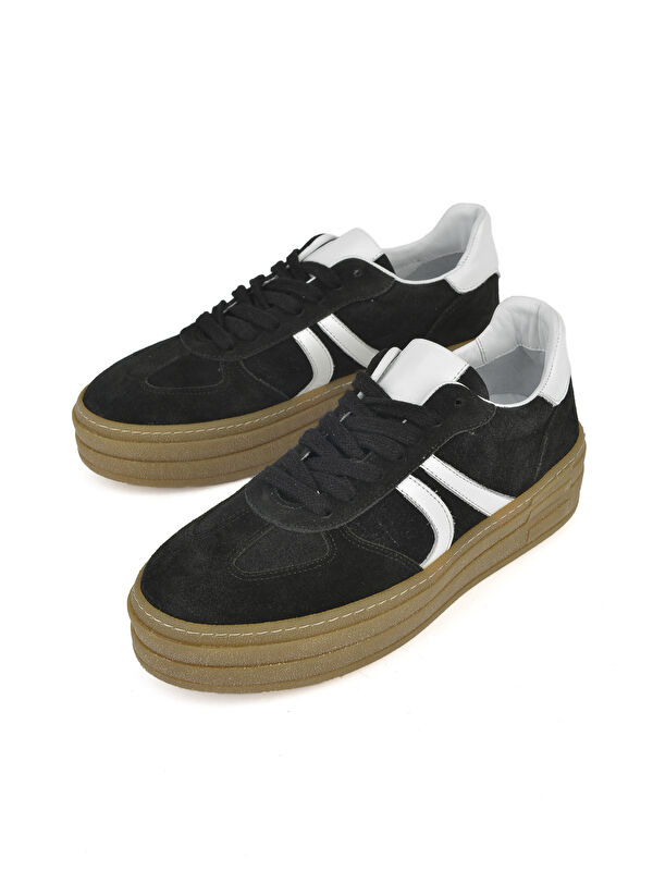 Kadın Hakiki Deri Sneaker 1431000Z6640 Siyah - Görsel 6