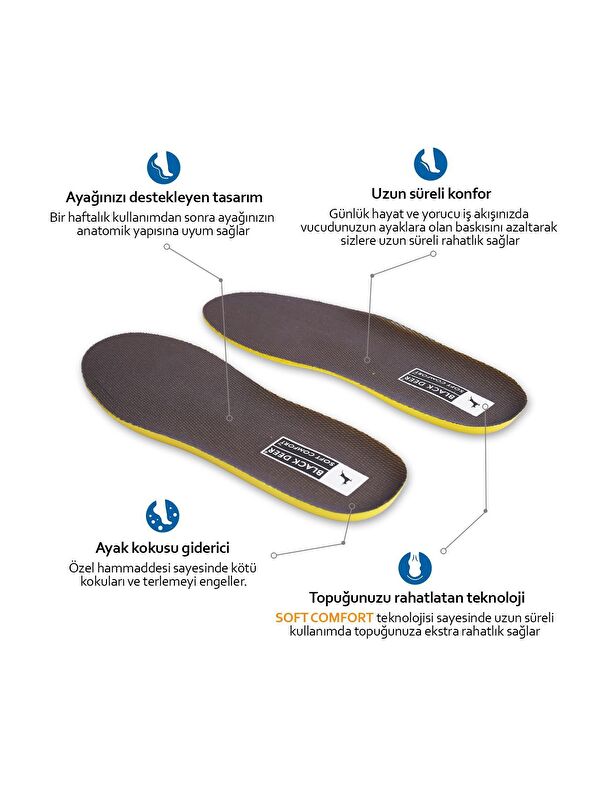 X15 Yumuşak Ortopedik Tabanlık Erkek Kadın Gri - Görsel 4