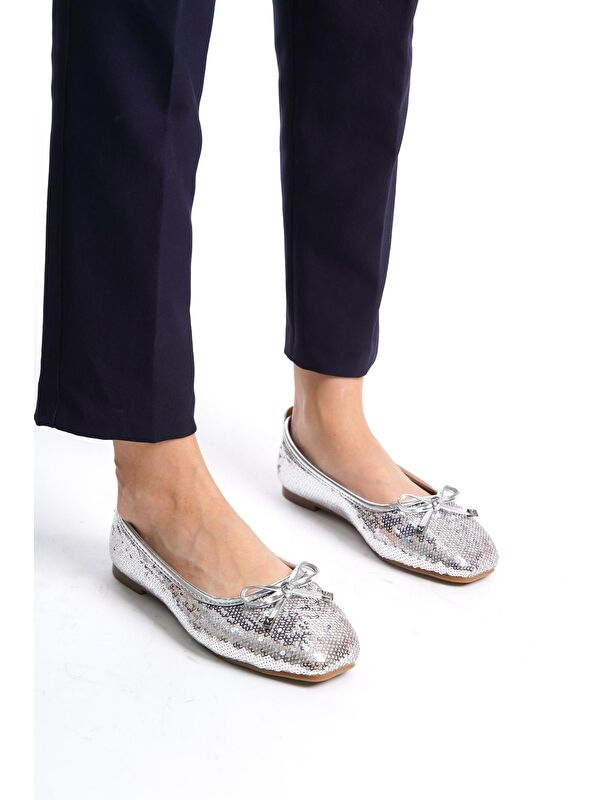 Capone Outfitters Sarı Capone Outfitters Hana Trend Kadın Babet