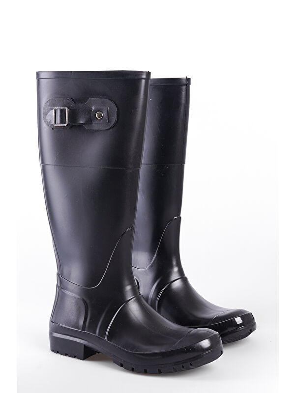 Kadın Siyah Çekmeli Çizme - Görsel 3