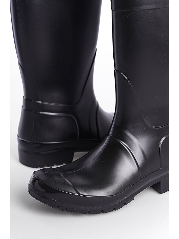 Kadın Siyah Çekmeli Çizme - Görsel 7